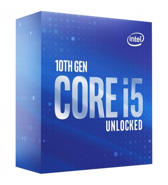 Procesador Intel Core i5-10600K de 4.1GHz Hexa Core con 12MB Caché - Socket LGA1200 (Unlocked)