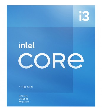 Procesador Intel Core i3-10105F de 3.7GHz Quad Core con 6MB Caché - Socket LGA1200
