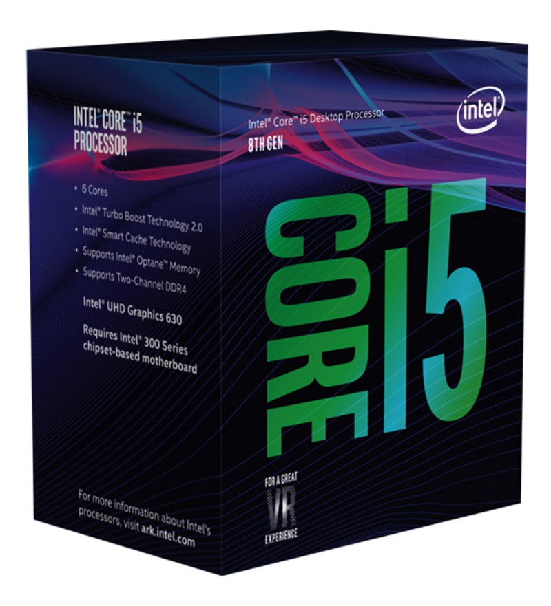 Procesador Intel Core i5-8400 de 2.8GHz Hexa Core con 9MB Caché - Socket LGA1151