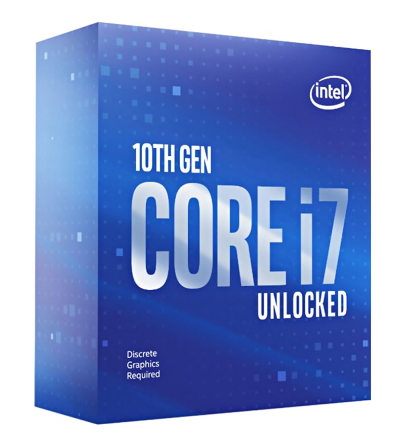 Procesador Intel Core i7-10700KF de 3.8GHz Octa Core con 16MB Caché - Socket LGA1200 (Unlocked)