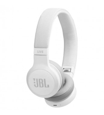 Auriculares Inalámbricos JBL Live 400BT con Bluetooth/Micrófono - Blanco