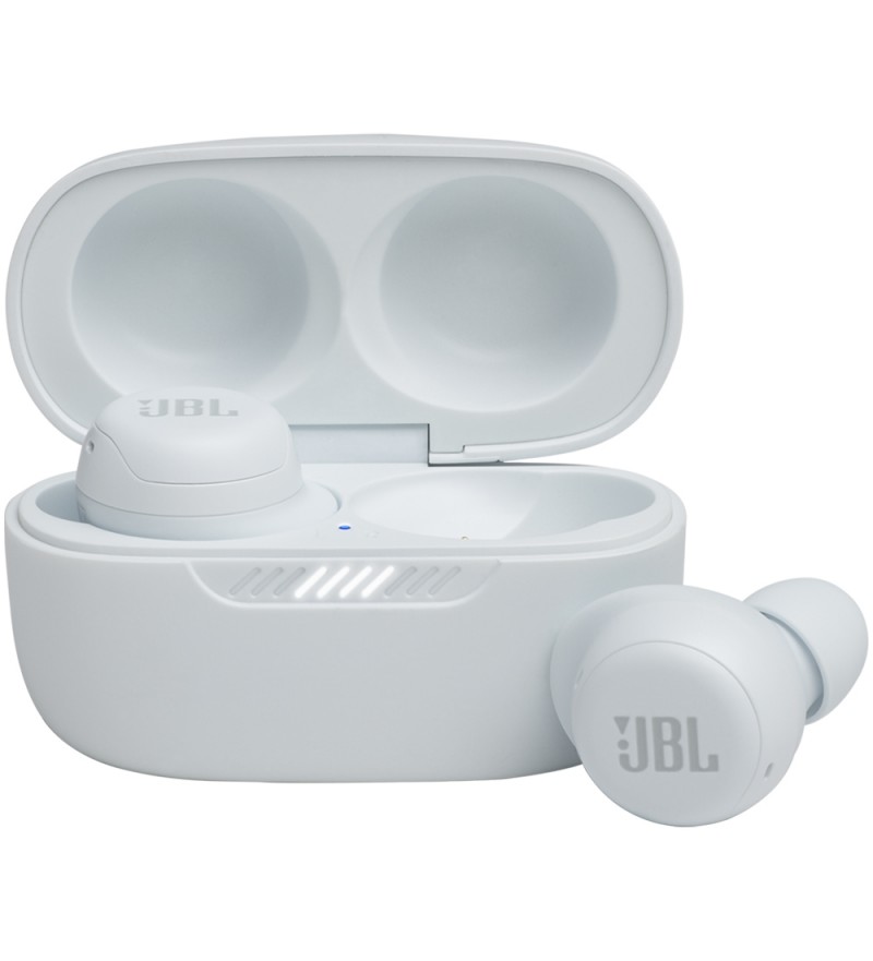 Auricular Inalámbrico JBL LiveFree NC+ TWS con Micrófono/Wireless Charging/Bluetooth/IPX7/ de 6.8mm - Blanco