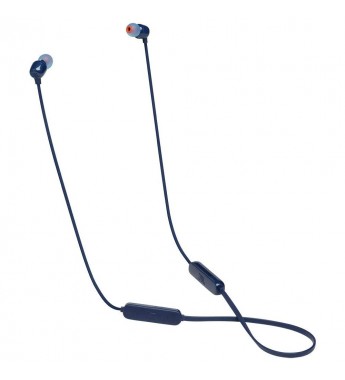 Auriculares Inalámbricos JBL TUNE 115BT con Bluetooth/Micrófono/Pure Bass Sound - Azul
