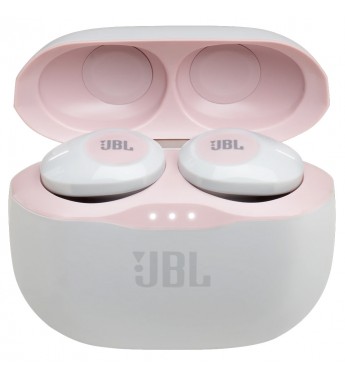 Auriculares Inalámbricos JBL TUNE 120TWS con Micrófono/Bluetooth - Blanco/Rosa