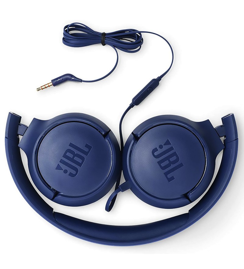 Auriculares JBL TUNE 500 con Micrófono - Azul