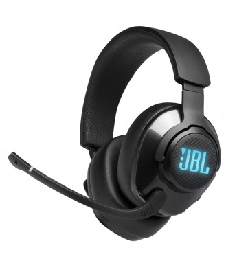 Headset JBL Quantum 400 con Sonido QuantumSURROUND /Driver de 50 mm /Micrófono Retráctil /RGB - Negro