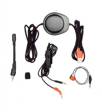 Headset Gamimg JBL QUANTUM ONE con Sonido QuantumSPHERE 360/Driver de 50 mm - Negro/RGB