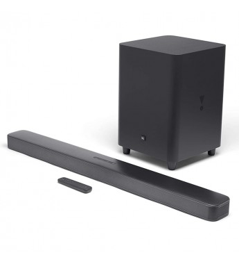 Soundbar JBL Bar 5.1 Surround 550W con Wi-Fi/Bluetooth/HDMI/USB/Optical Bivolt - Negro