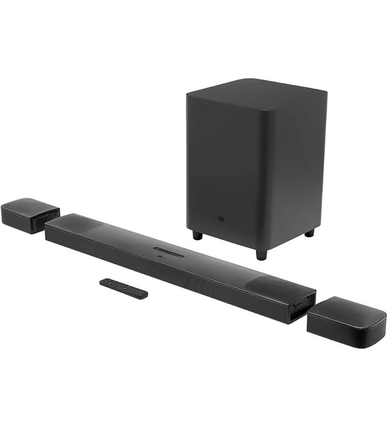 Soundbar JBL Bar 9.1 Wireless Surround con Bluetooth/WIFI/HDMI/USB/Bivolt - Negro