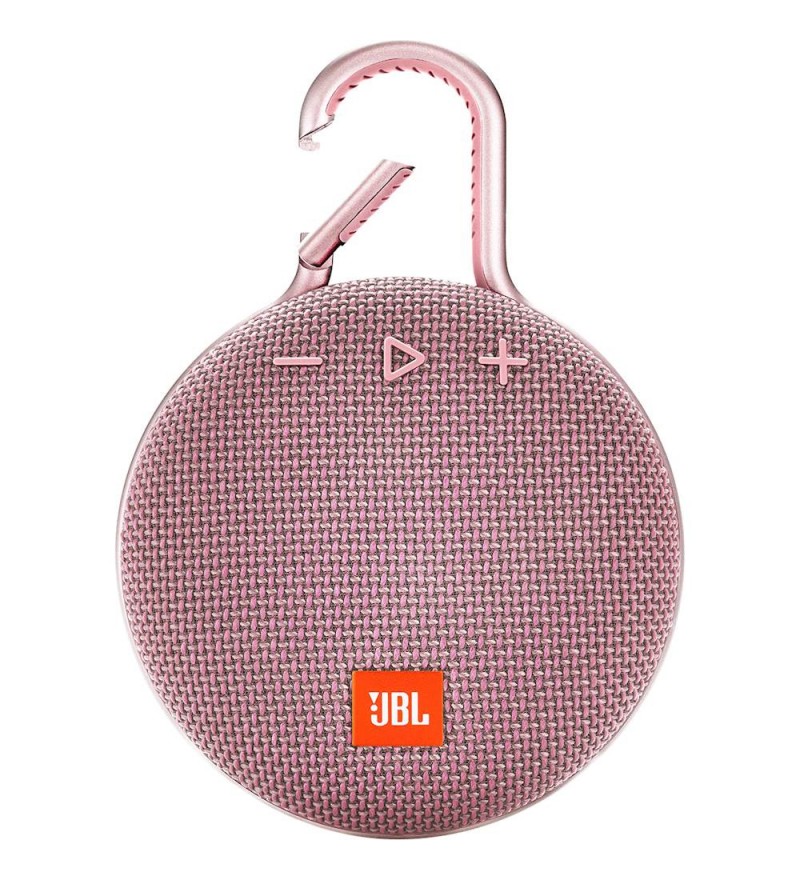 Speaker JBL Clip 3 con Bluetooth/Jack 3.5mm/IPX7 Batería 1000 mAh - Dusty Pink