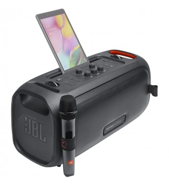 Speaker JBL Party Box On-The-Go con Bluetooth/Led RGB/2500 mAh/Bivolt - Negro