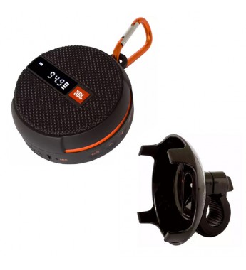 Speaker JBL Wind 2 con Bluetooth/Lector Micro SD/IPX7/Batería 730 mAh - Negro/Naranja