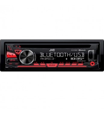 Reproductor de CD Automotriz JVC KD-R780BT con Bluetooth/USB/Mini Jack 3.5mm - Negro