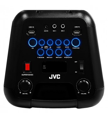 Parlante JVC XS-N527BU Bluetooth/Radio FM/USB/60W/Bivolt - Negro