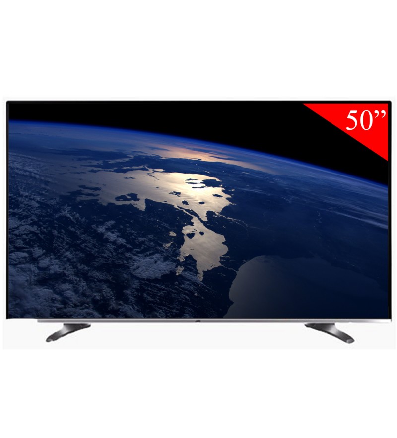 Smart TV LED de 50" JVC LT-50N940U2 4K UHD con Wi-Fi/HDMI/USB/Bivolt - Plata/Negro