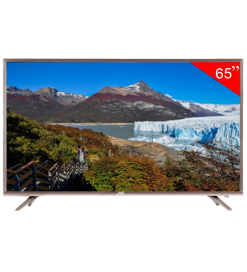 Smart TV LED de 65" JVC LT65KB675 4K UHD con Wi-Fi/HDMI/Bivolt - Plata