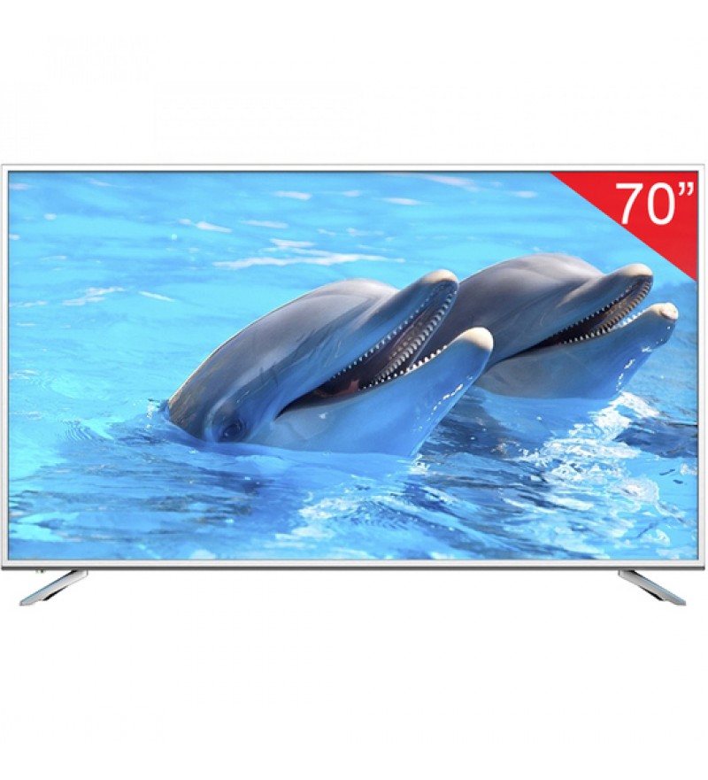 Smart TV LED de 70" JVC LT-70N7105U 4K UHD con Wi-Fi/HDR/Bivolt - Gris