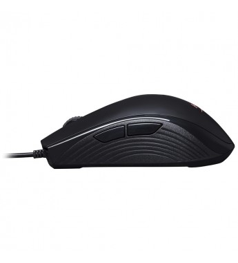 Mouse Gaming HyperX Pulsefire Core HX-MC004B con iluminación RGB/6200DPI Ajustable/7 Botones - Negro