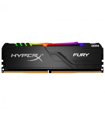 Memoria RAM para PC HyperX Fury RGB de 8GB HX437C19FB3A/8 DDR4/3733MHz - Negro