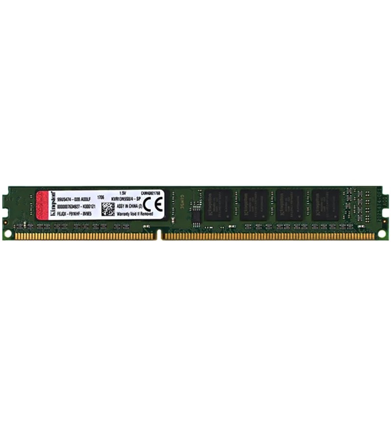 Memoria RAM para PC de 4GB Kingston KVR13N9S8/4 DDR3/1333MHz- Verde