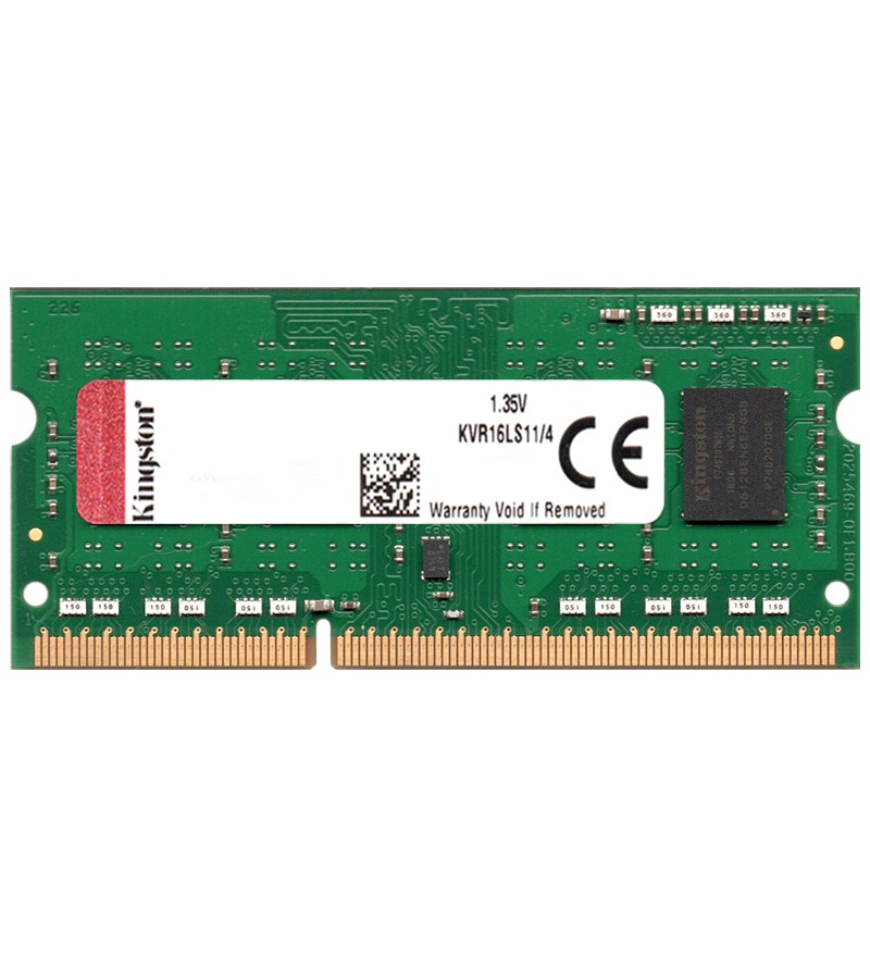 Memoria RAM para Notebook Kingston de 4GB KVR16LS11/4 DDR3L/1600MHz - Verde
