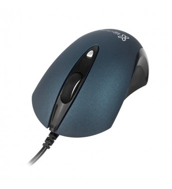 Mouse KlipXtreme Ebony KMO-250BL de 1600 DPI ajustable - Verde/Negro