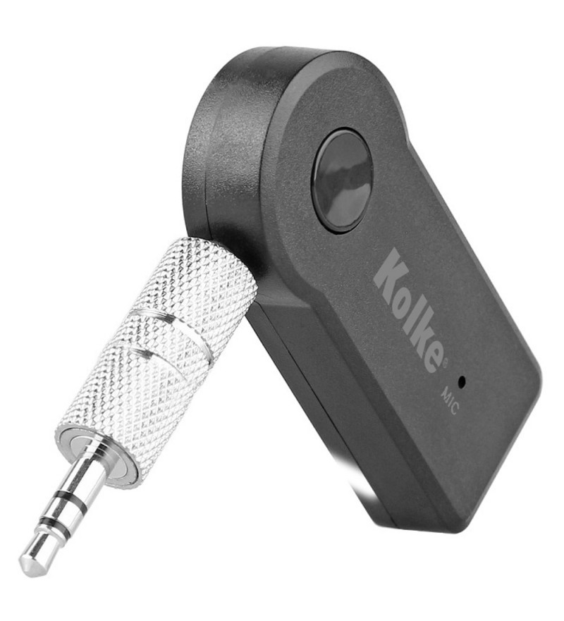 Adaptador de audio Bluetooth Kolke KPI-140 con salida a Jack 3.5mm - Negro