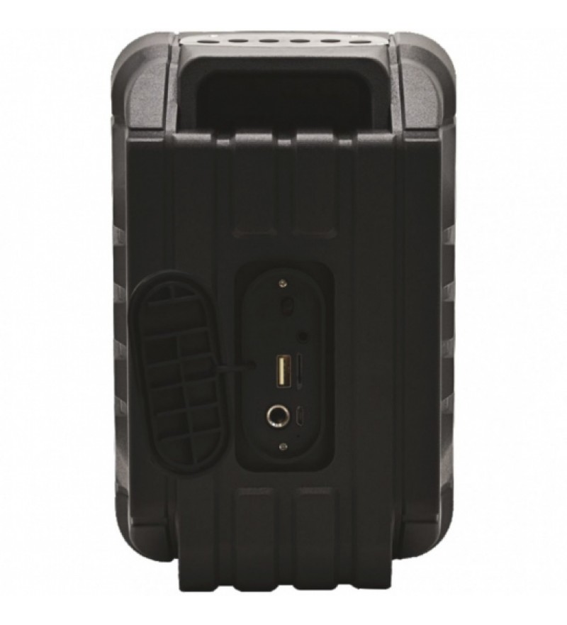 Parlante Kolke Flame KPB-497 con Bluetooth/Radio FM/USB/1000W/Bivolt (Micrófono) - Negro