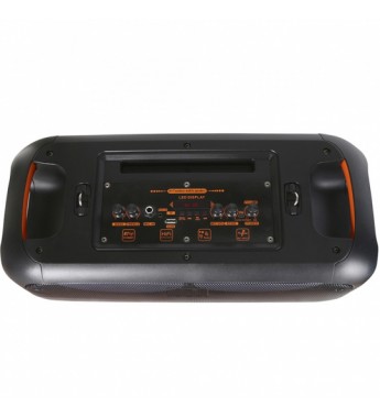 Parlante Kolke Party KPB-515 con Bluetooth/Radio FM/USB/3500W/Bivolt (Micrófono) - Negro