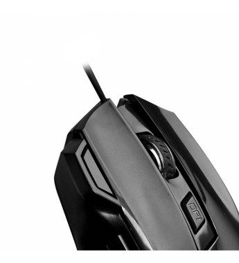Mouse Gamer Kolke KMG-100 con 6 botones / 2400 DPI ajustable - Negro 