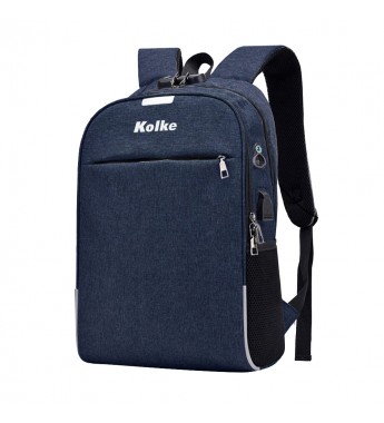 Mochila para Notebook Kolke KVM-339 con Candado - Azul