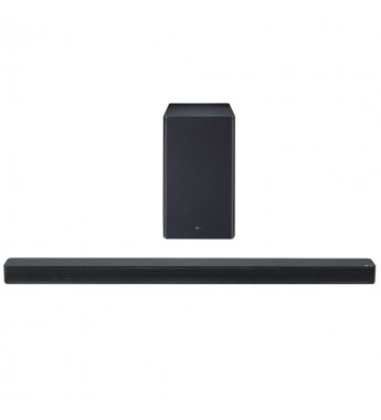 Soundbar LG SK8 con 360W/Sistema de Audio 2.1/HDMI/Optical/Bivolt - Negro