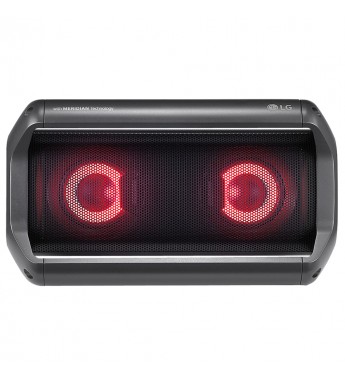 Speaker LG XBOOM Go PK5 con Bluetooth/Clear Vocal/Iluminación LED/Meridian Audio/IPX5 - Negro