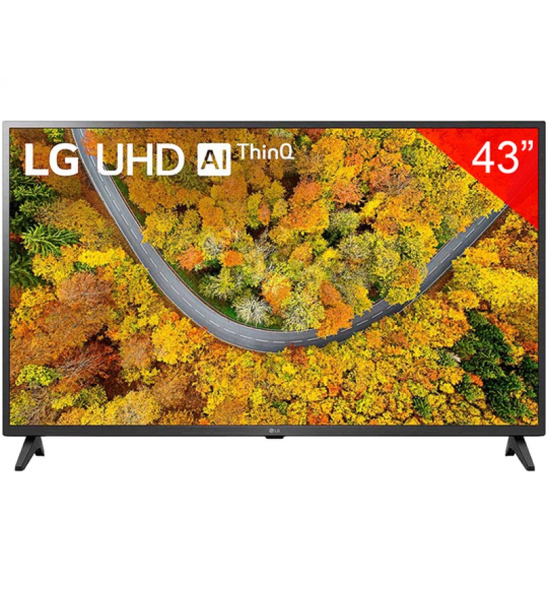 Smart TV LED de 43" LG 43UP7500 UHD 4K con HDMI/USB (2021) - Negro