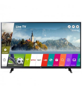 Smart TV LED de 49" LG 49LJ540T Full HD con Wi-Fi/HDMI/USB - Negro