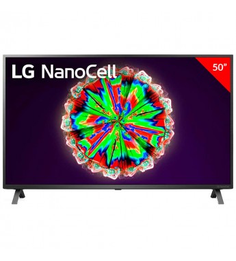 Smart TV LED de 50" LG 50NANO79SNA 4K UHD NanoCell/AI ThinQ/Wi-Fi (2020) - Negro