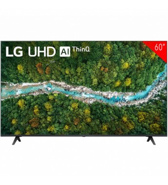 Smart TV LED de 60" LG 60UP7750PSB 4K UHD AI ThinQ/WiFi/Bluetooth (2021) - Negro