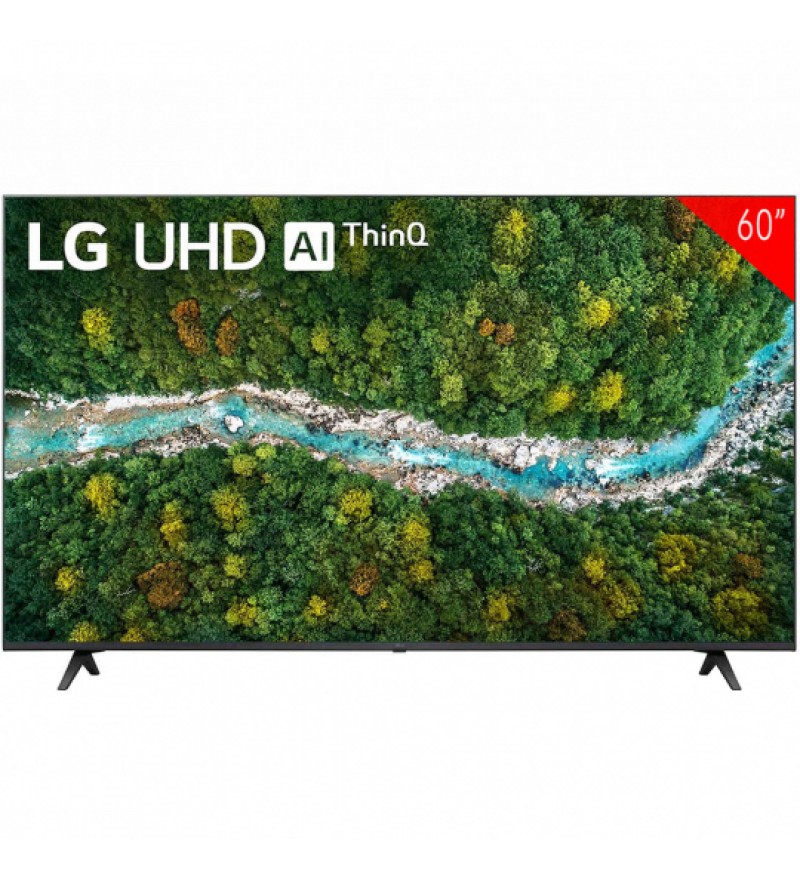 Smart TV LED de 60" LG 60UP7750PSB 4K UHD AI ThinQ/WiFi/Bluetooth (2021) - Negro
