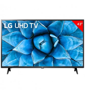 Smart TV LED de 43" LG 43UN7300 UHD 4K con HDMI/USB (2020) - Negro