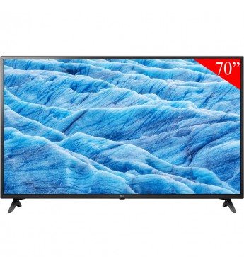 Smart TV LED de 70" LG 70UM7370 4K UHD con ThinQ AI/HDR10 Pro/Bivolt (2019) - Negro