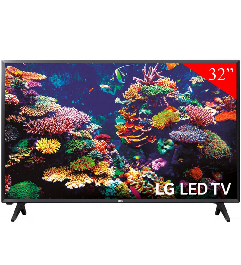 TV LED de 32" LG 32LK500B HD con HDMI/USB/Bivolt (2018) - Negro