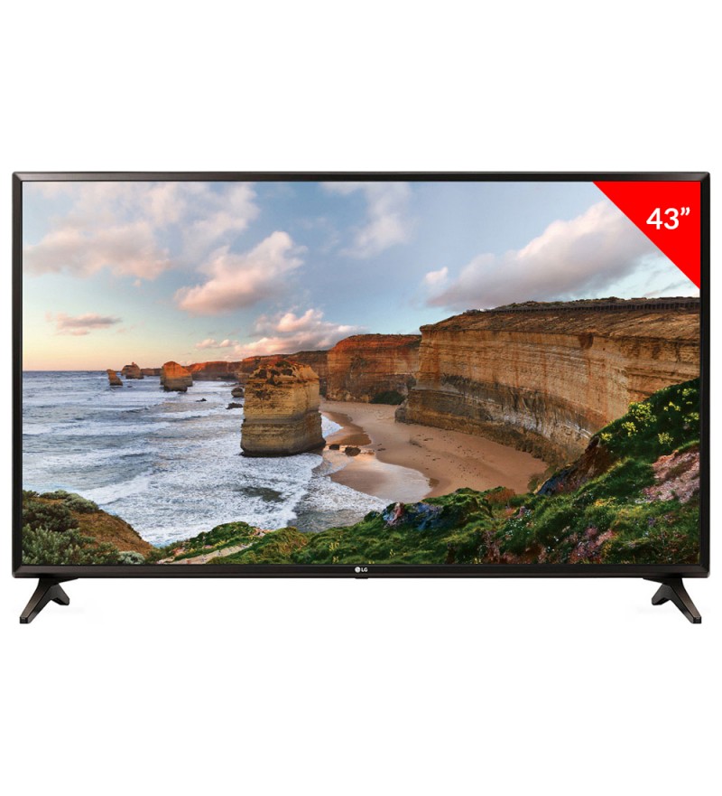 TV LED de 43" LG 43LJ5000 Full HD con HDMI/USB/Dolby Audio/110V (2017) - Negro