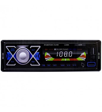 Reproductor de MP3 Automotriz Luo LU-5003 con Bluetooth/USB/MicroSD - Negro