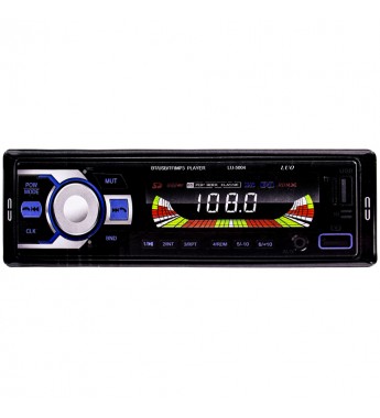 Reproductor de MP3 Automotriz Luo LU-5004 con Bluetooth/USB/MicroSD - Negro