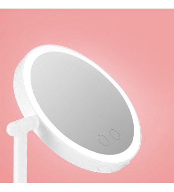 Espejo con Aro de Luz Luo C01 con Speaker Bluetooth - Blanco