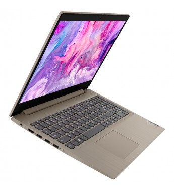 Notebook Lenovo IdeaPad 3 15IIL05 81WE00KVUS de 15.6" HD con Intel Core i3-1005G1/8GB RAM/256GB SSD/W10 - Almond