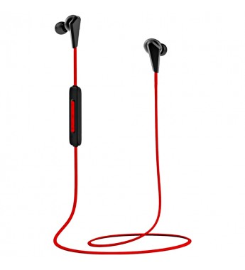 Auriculares Inalámbricos Lenovo Neckband Earphone HE01 Bluetooth/Micrófono - Rojo