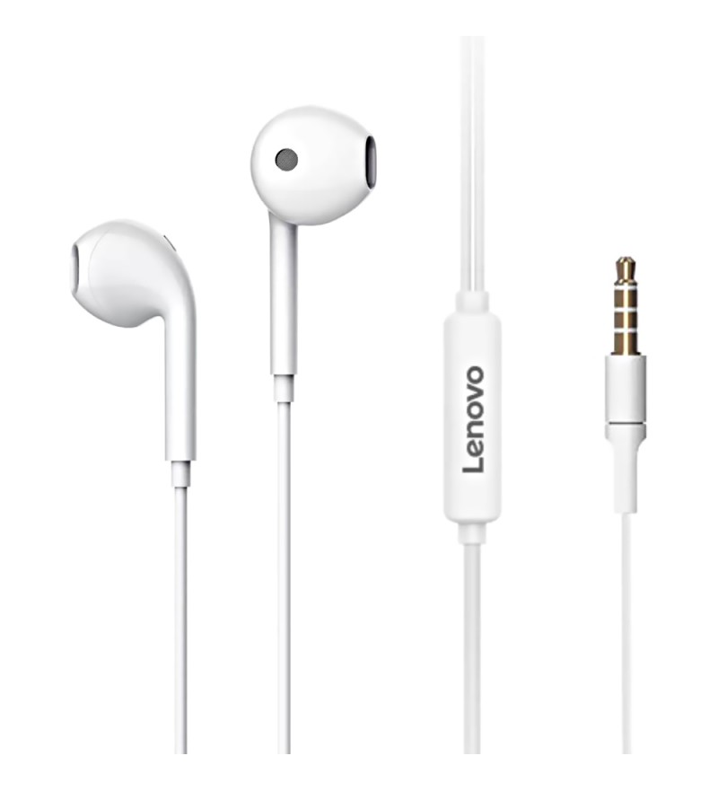 Auriculares Lenovo Half In-ear Earphone HF170 con Micrófono - Blanco