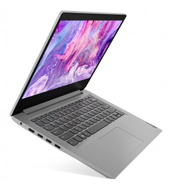 Notebook Lenovo IdeaPad 3 14ADA05 81W000NGUS de 14" FHD con AMD Ryzen 5 3500U/8GB RAM/1TB HDD + 128GB SSD/W10 - Platinum Grey