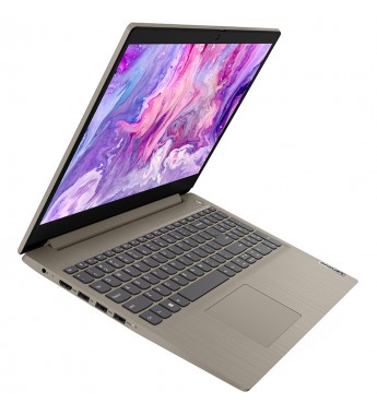 Notebook Lenovo IdeaPad 3 15IIL05 81WE00SXUS de 15.6" FHD con Intel Core i7-1065G7/8GB RAM/256GB SSD/W10 - Almond